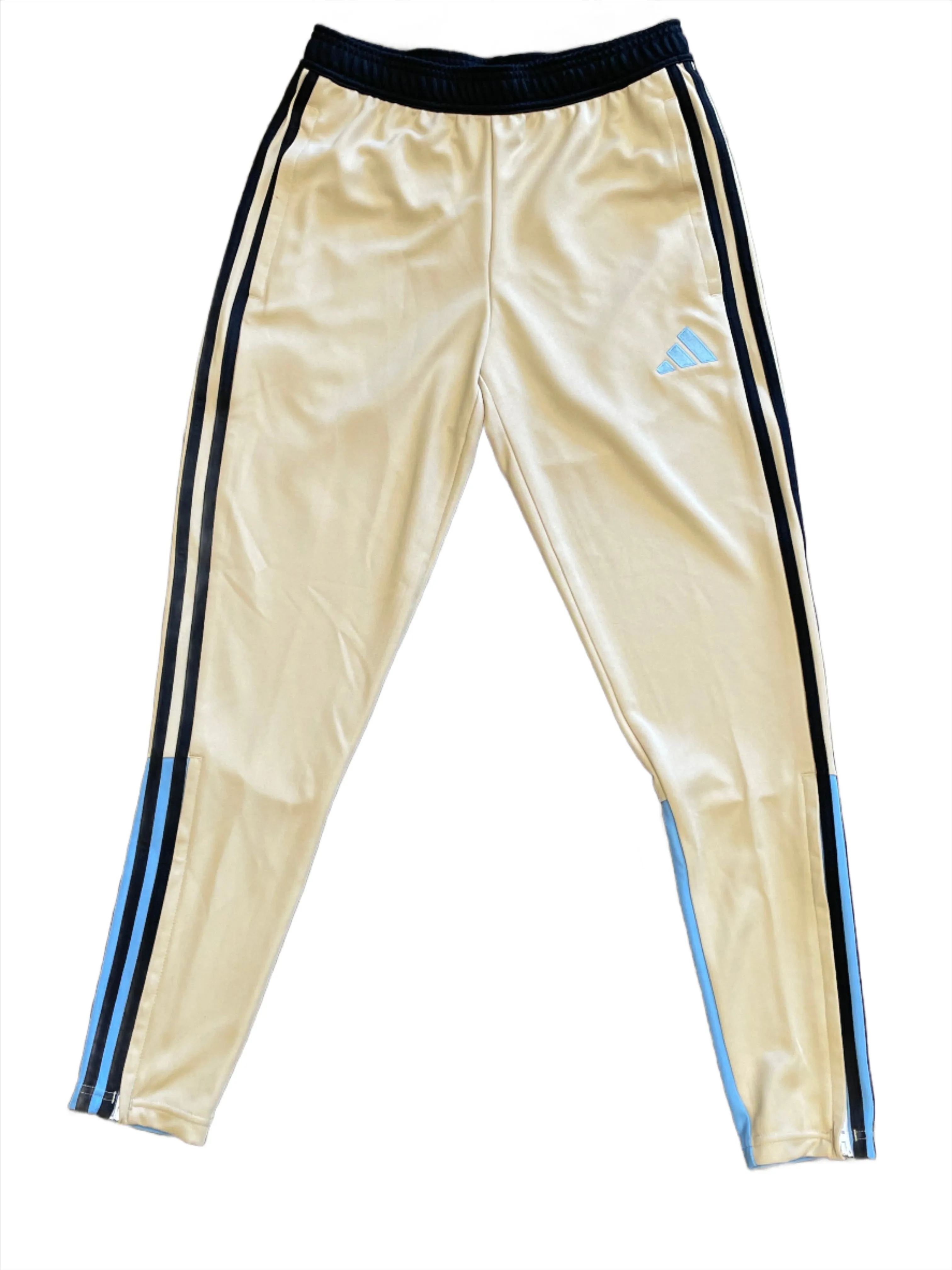 Adidas Men's Entrada 22 Training Pants- Light Blue/Sand