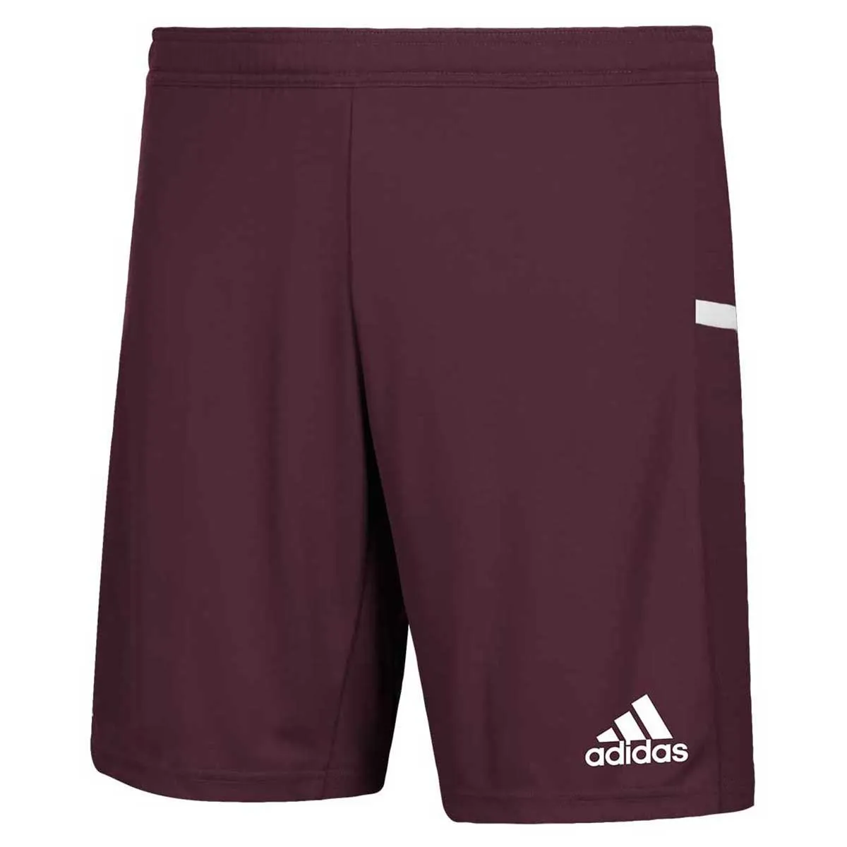 adidas Men's Maroon/White Team 19 Knit Shorts