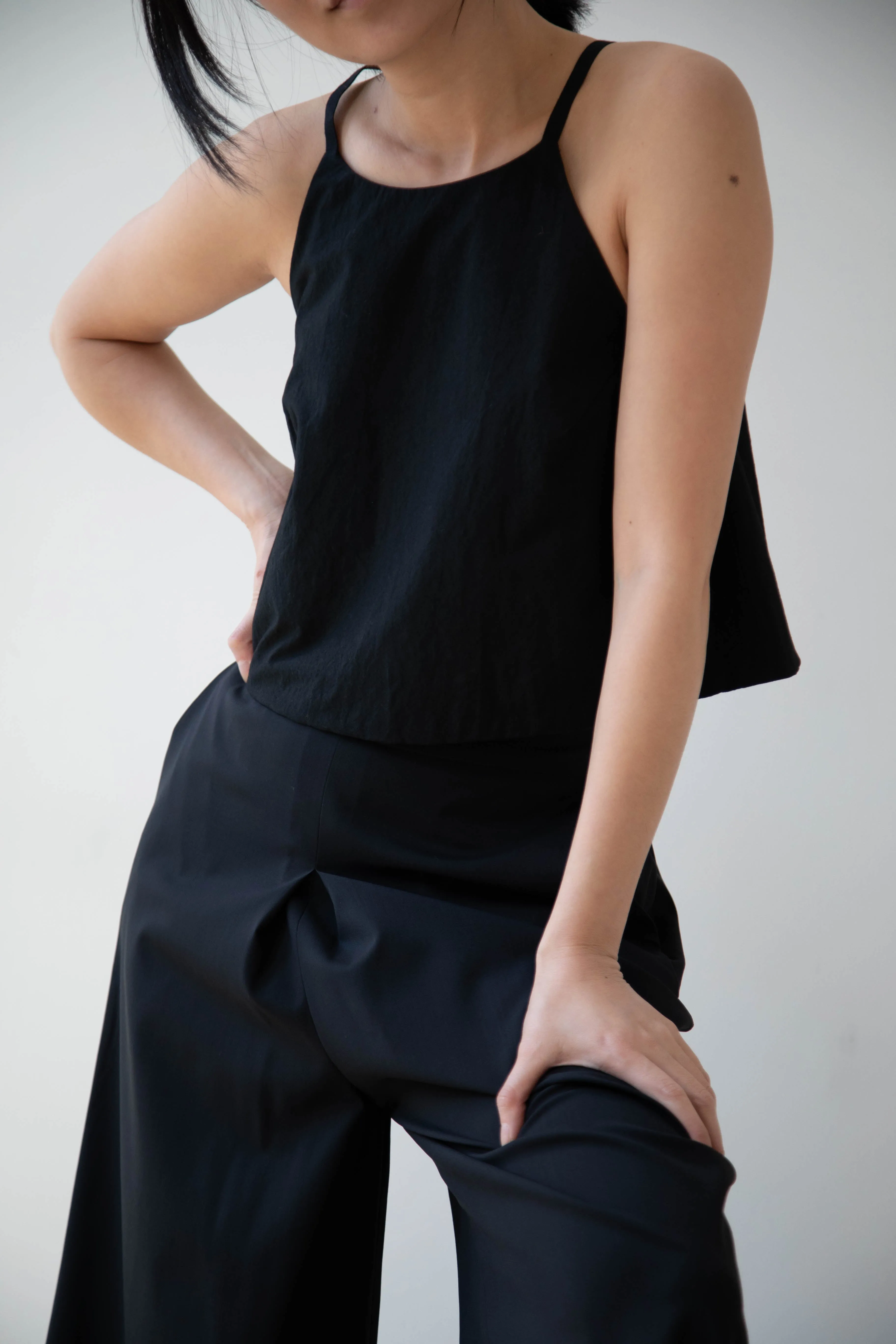 Arts & Science | Back Gum Tuck Culottes in Black