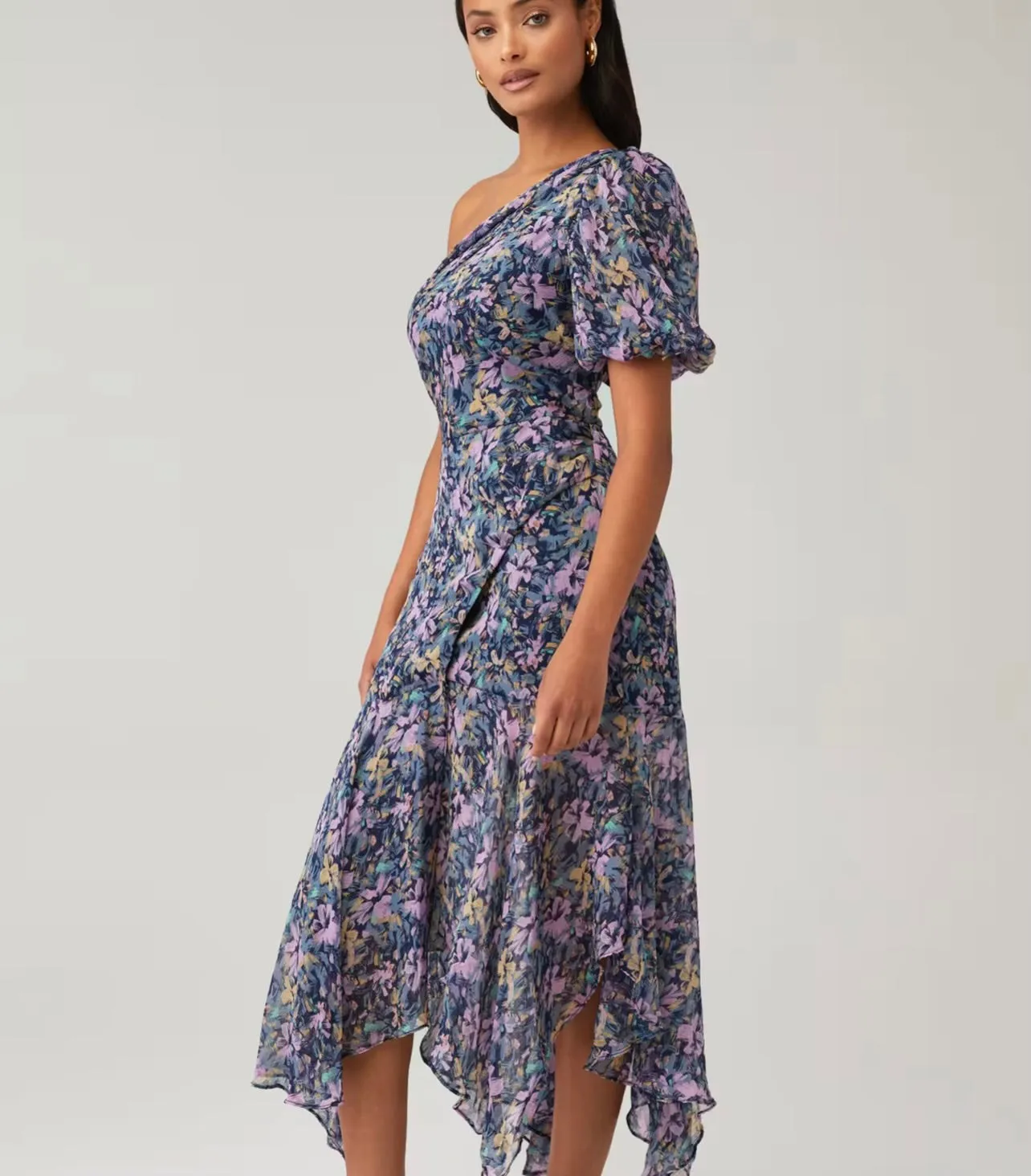 ASTR Multi Midi Dress