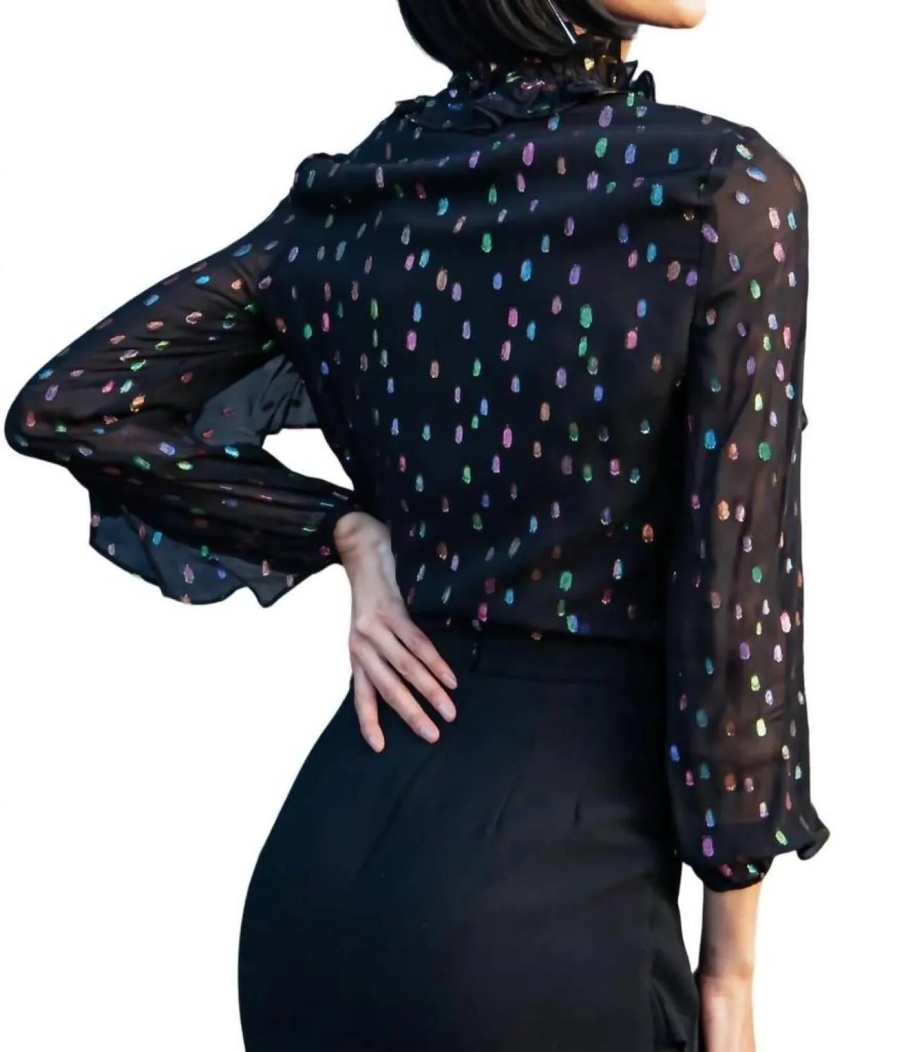 Bach Blouse In Tosca Dot