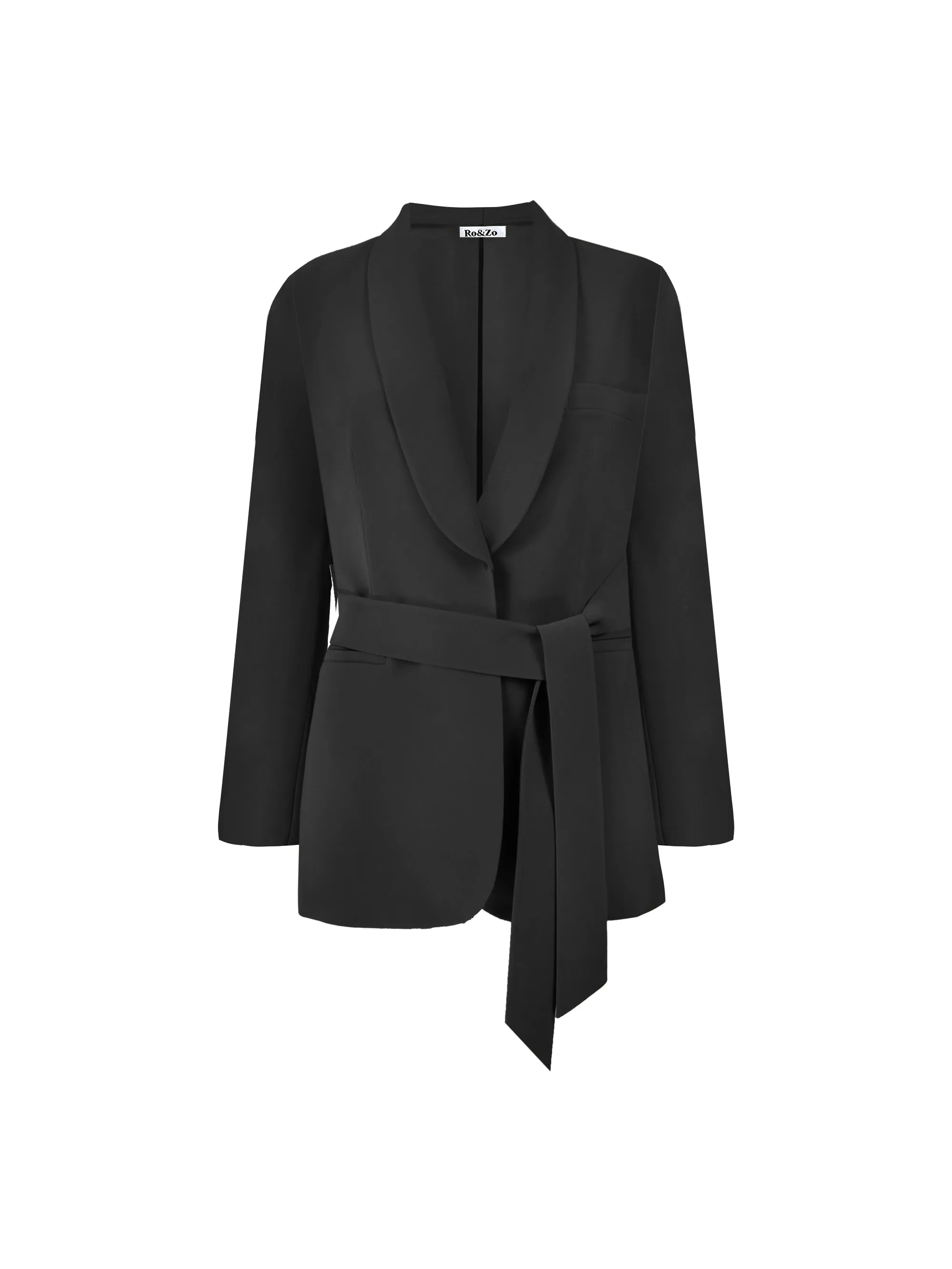 Black Belted Blazer