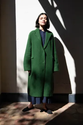 Boboutic | Double Passion Long Coat in Green