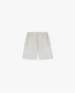 Boucle Knit Shorts - Concrete