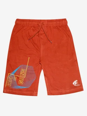 Boys Cotton Jersey Shorts with Print