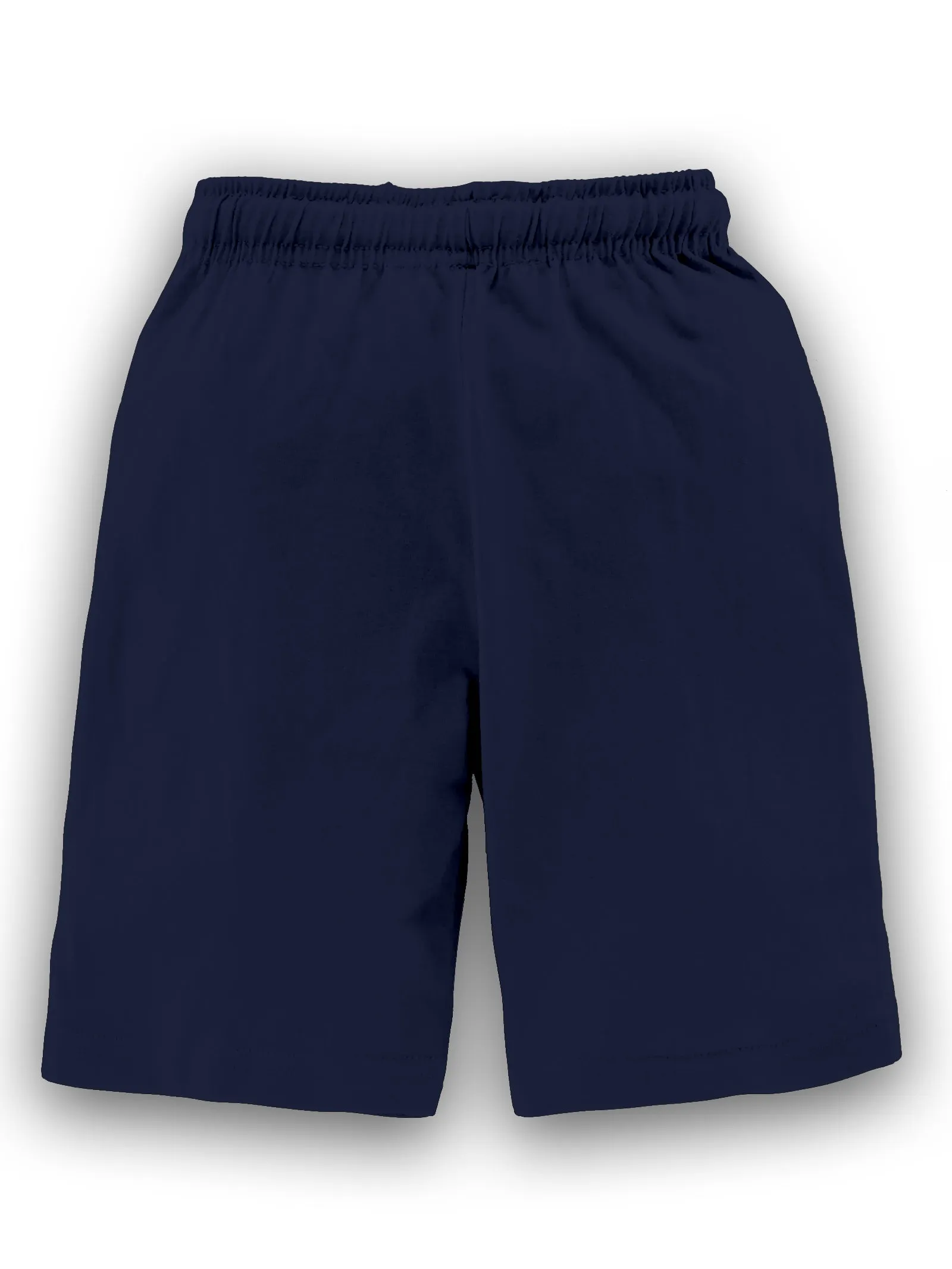 Boys Knit Knee length Basic Short Pack Of 2