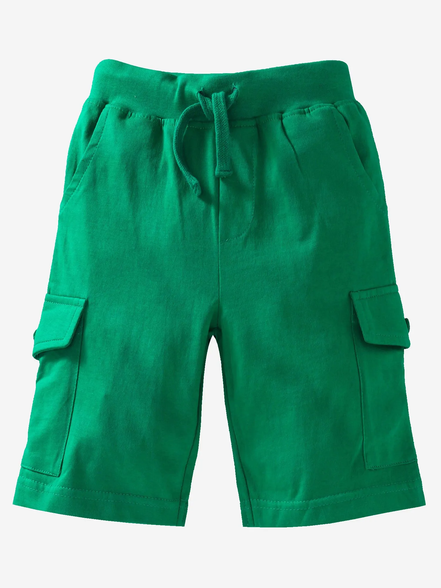 Boys Solid Knit Cargo Short Pack Of 2