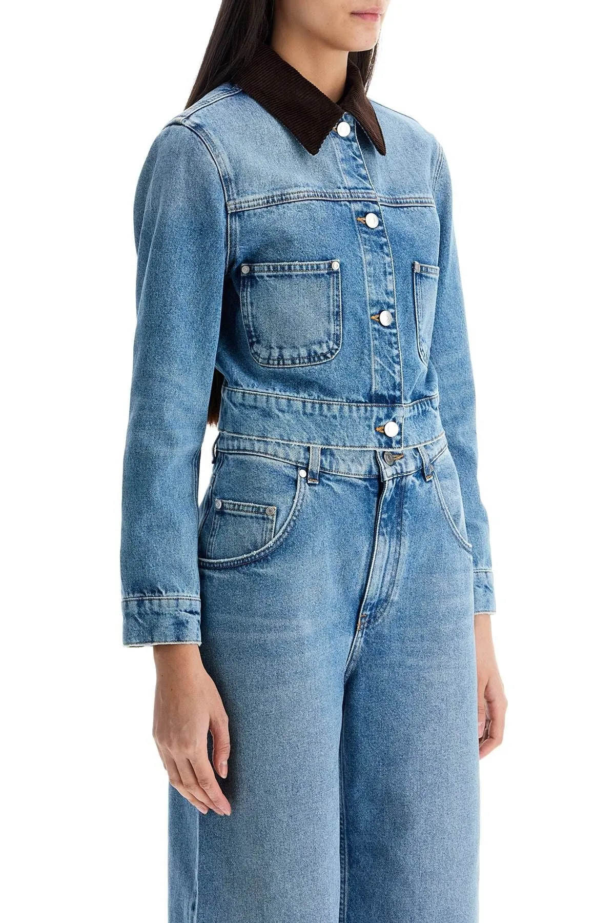 CROPPED DENIM JACKET FOR WOMEN