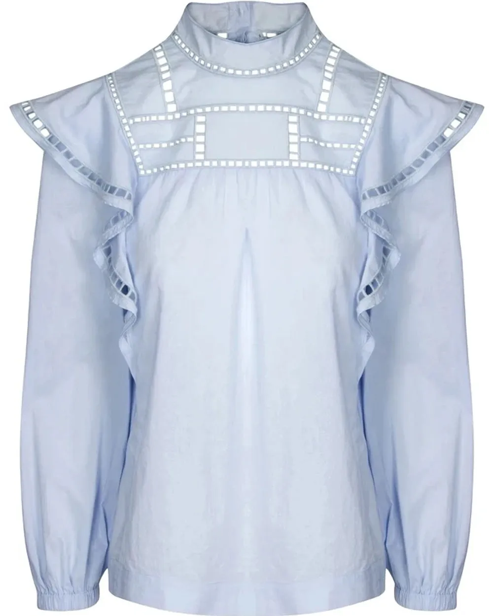 Ice Blue Leanne Blouse