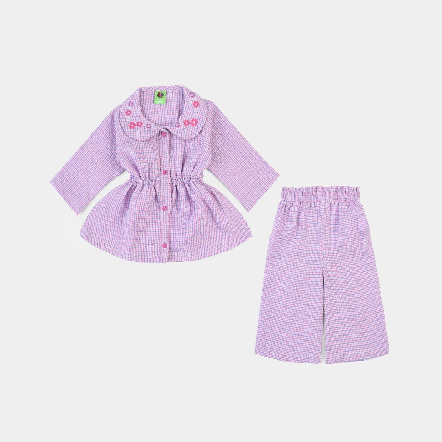 Infant Girls Crepe Woven Suit Fashion Style