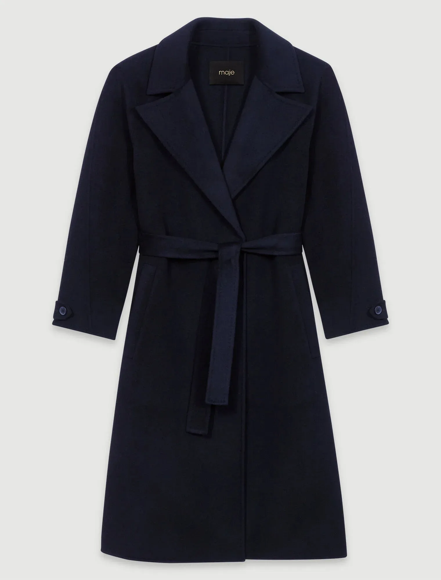 Long belted coat