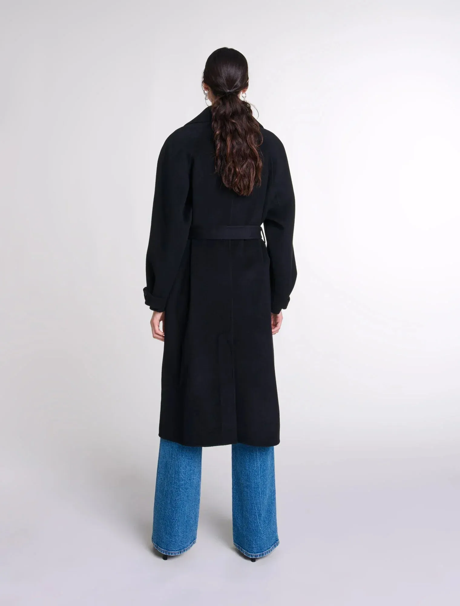 Long belted coat