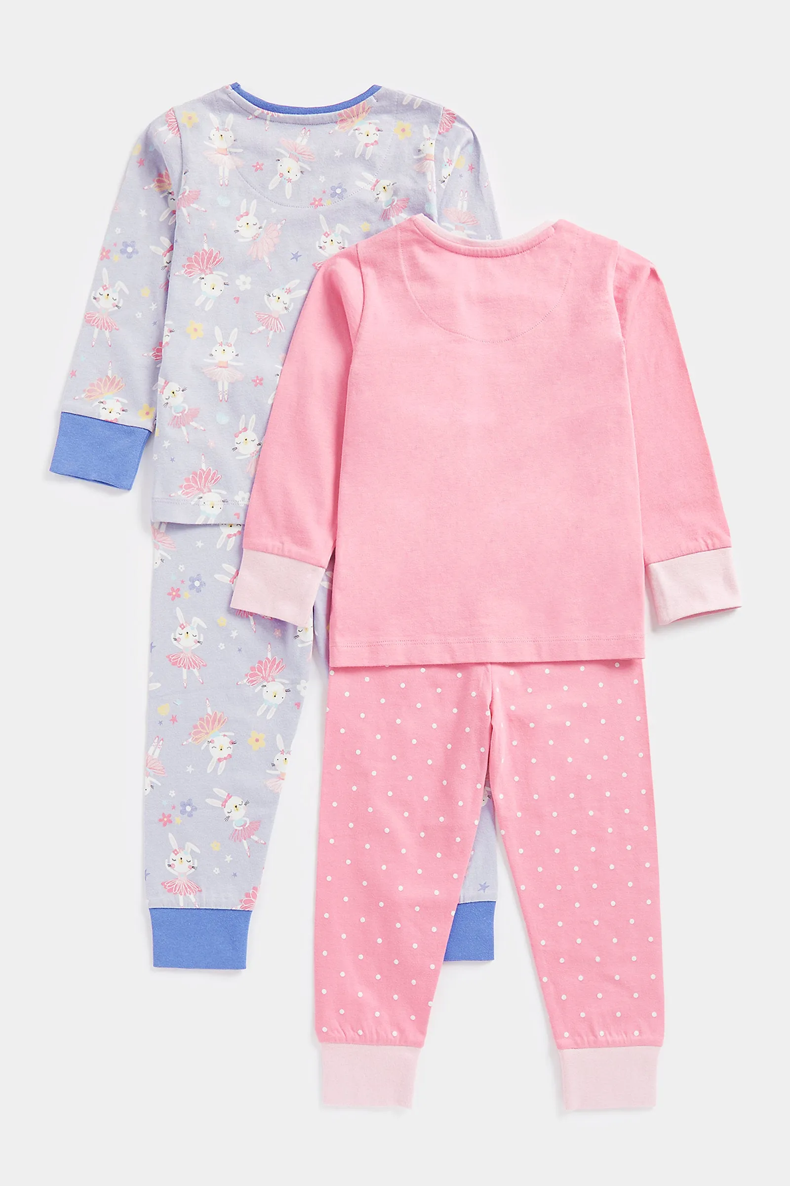 Mothercare Ballerina Bunny Pyjamas - 2 Pack