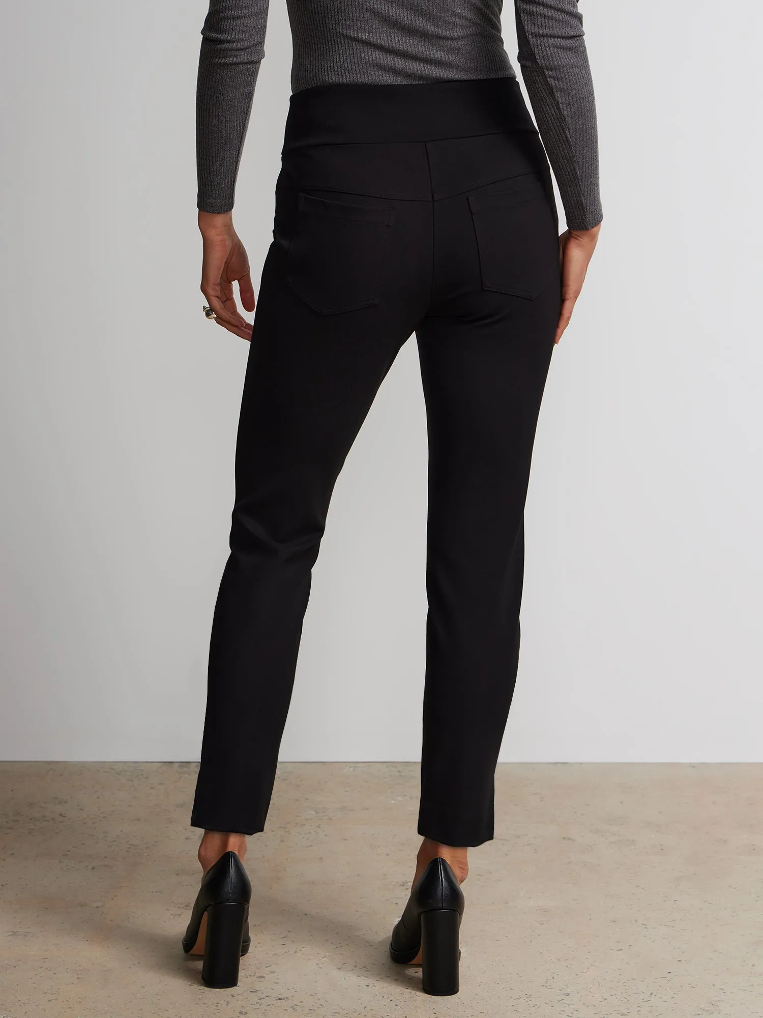 Ponte High Rise Ankle Pant