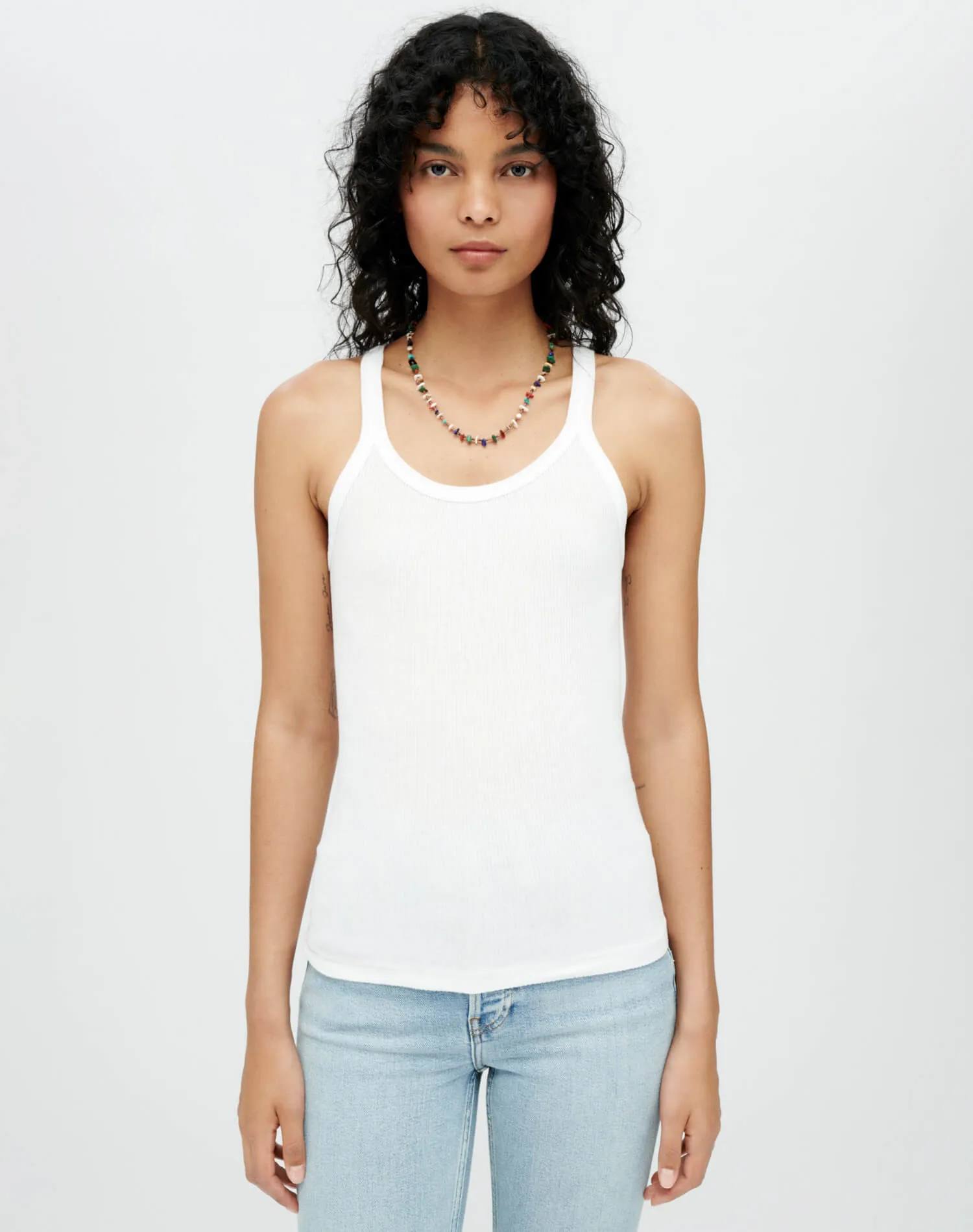 Ribbed Tee 3 Pack - White