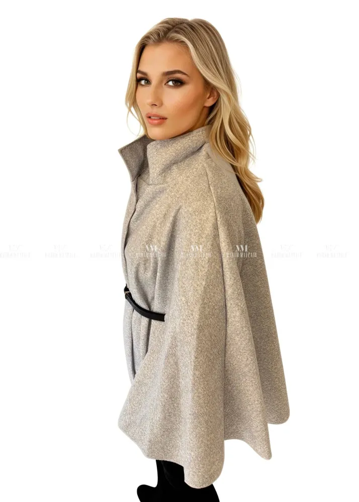 Romily Belted Cape