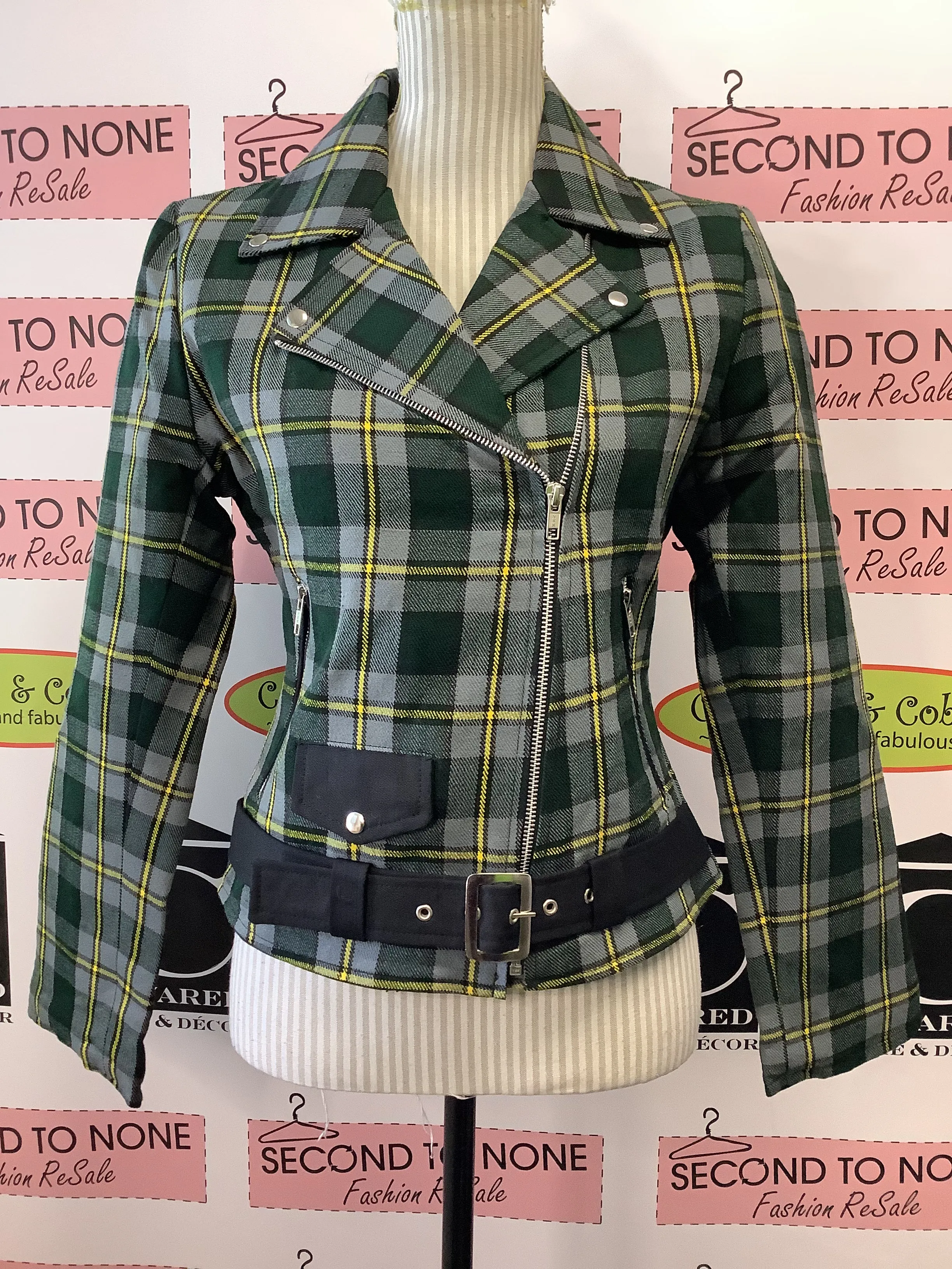 Scottish Tartan Biker Jackets (4 Tartan Colours)