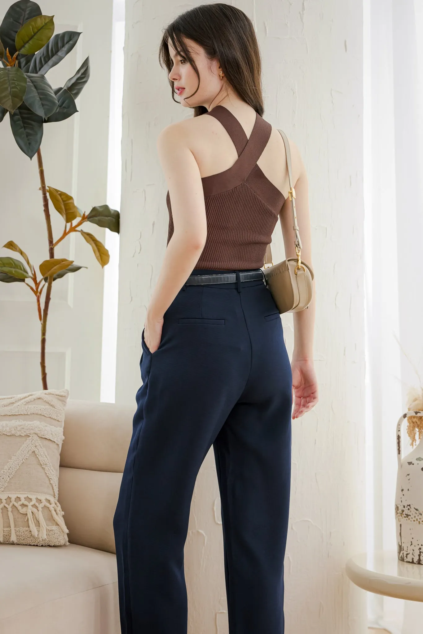 Timeless Culottes Pants in Navy