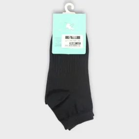 Unisex Black Socks